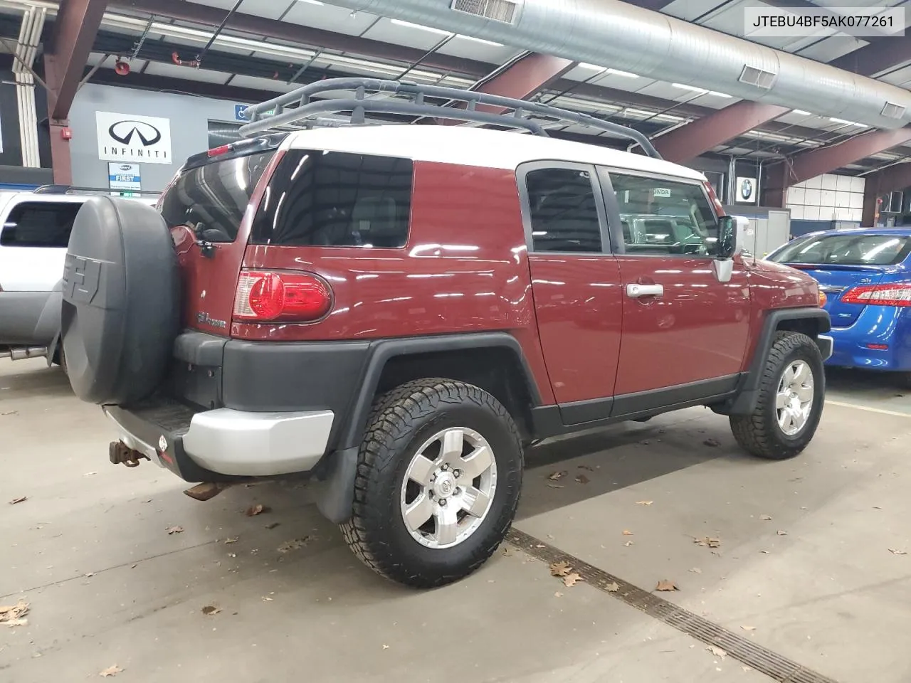 2010 Toyota Fj Cruiser VIN: JTEBU4BF5AK077261 Lot: 80790104