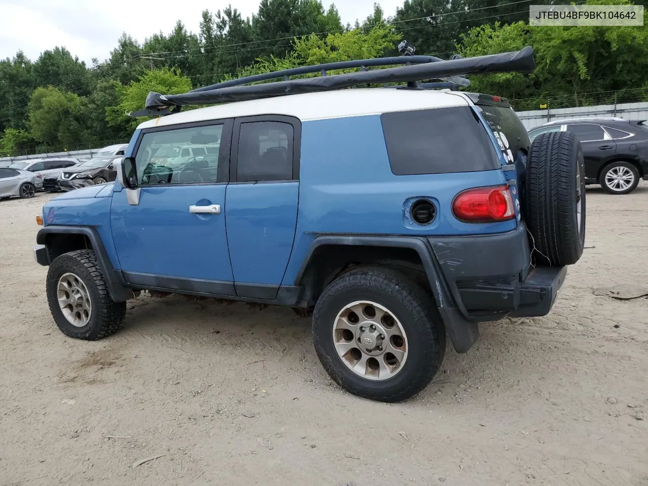 2011 Toyota Fj Cruiser VIN: JTEBU4BF9BK104642 Lot: 64455714