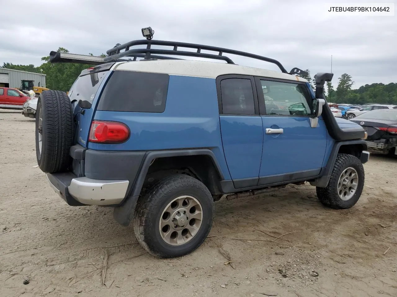 2011 Toyota Fj Cruiser VIN: JTEBU4BF9BK104642 Lot: 64455714