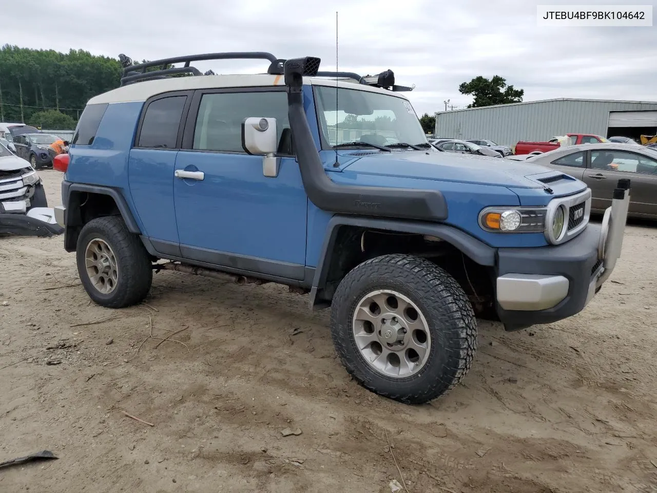 2011 Toyota Fj Cruiser VIN: JTEBU4BF9BK104642 Lot: 64455714