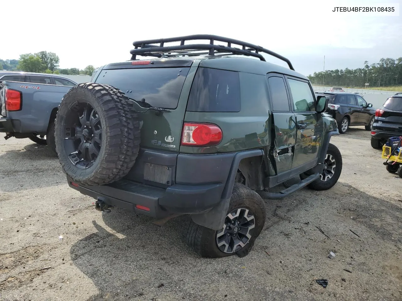 2011 Toyota Fj Cruiser VIN: JTEBU4BF2BK108435 Lot: 66115274