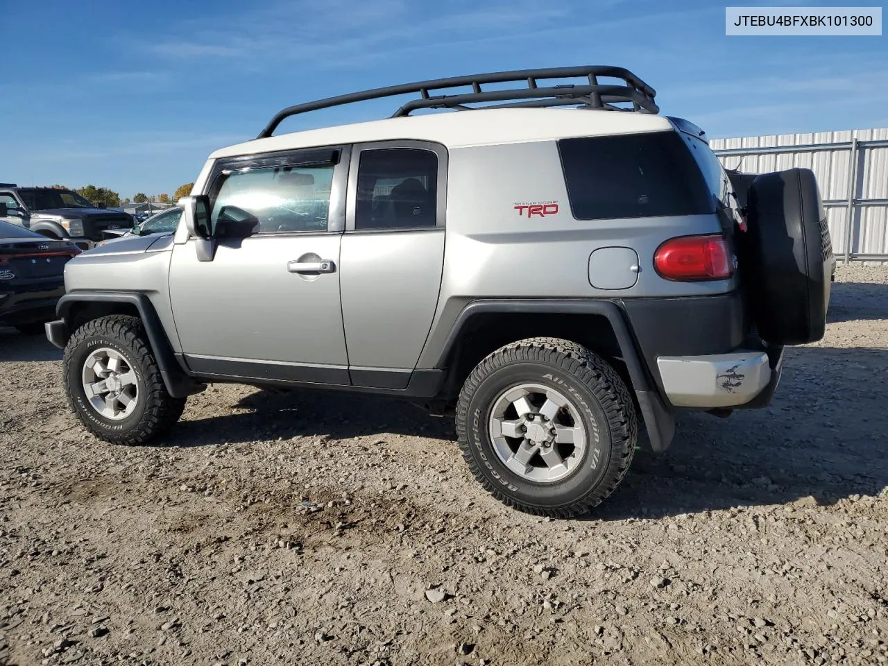 2011 Toyota Fj Cruiser VIN: JTEBU4BFXBK101300 Lot: 72077914