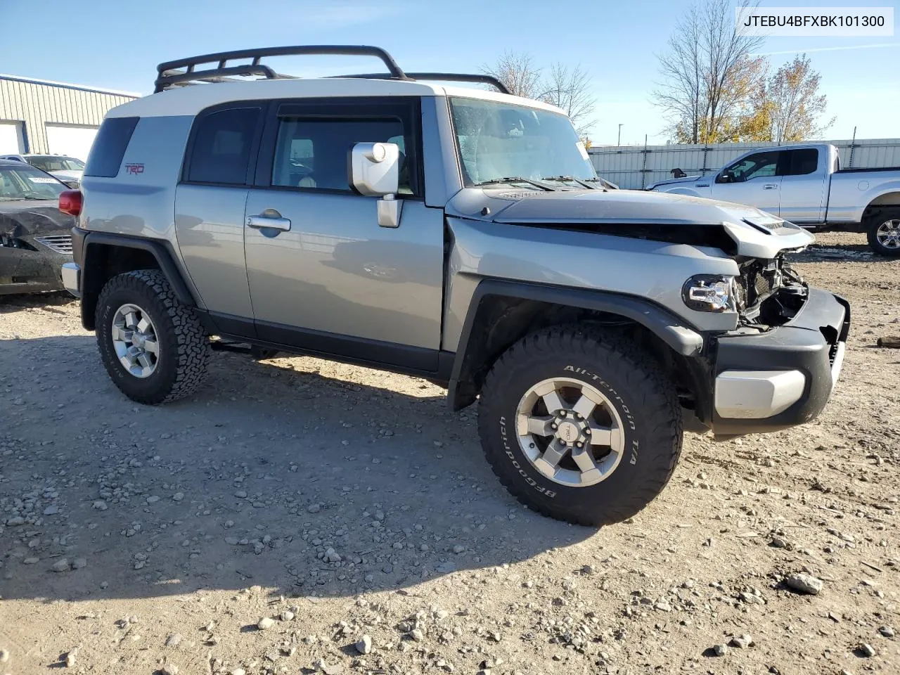 2011 Toyota Fj Cruiser VIN: JTEBU4BFXBK101300 Lot: 72077914