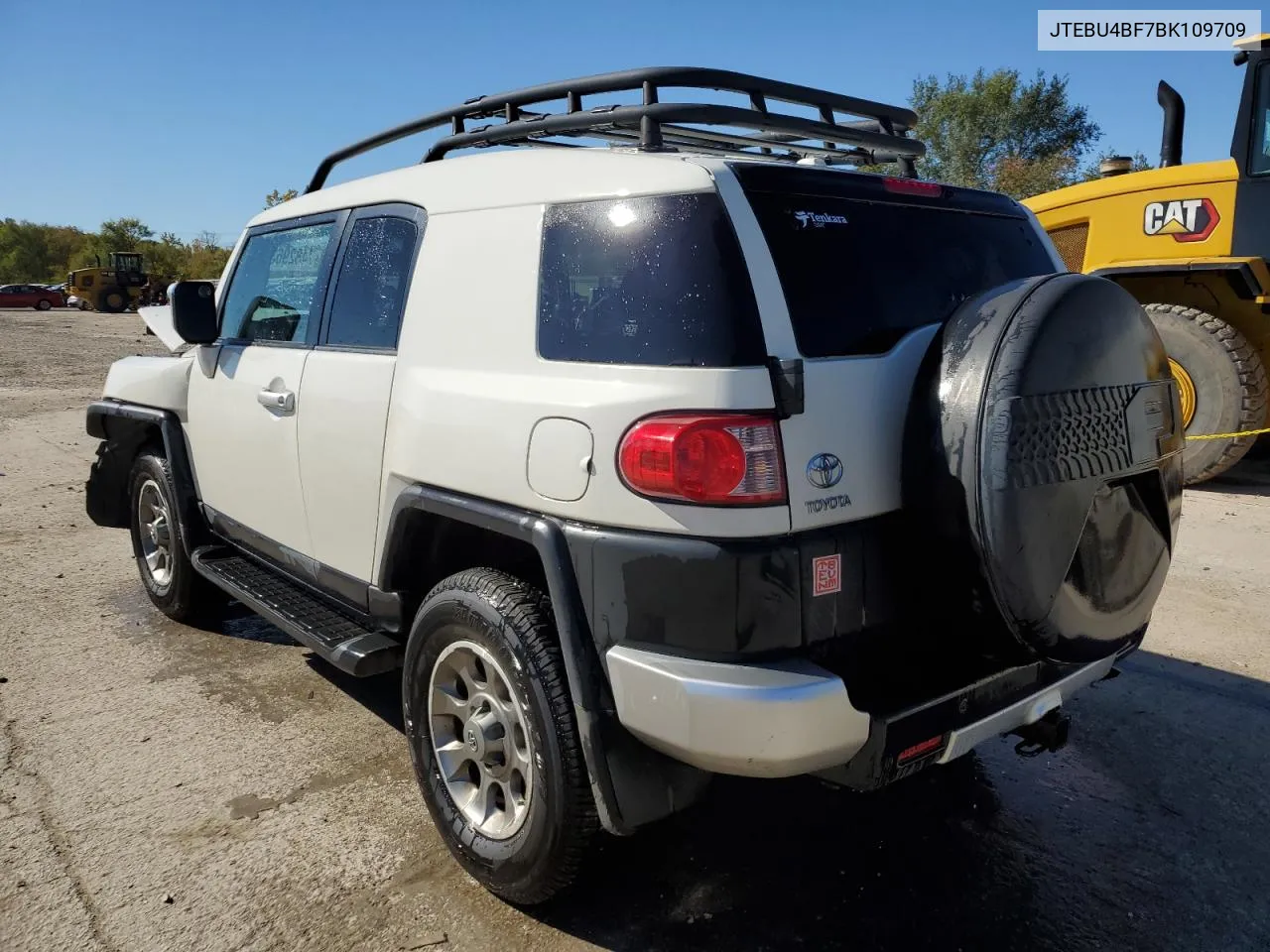 2011 Toyota Fj Cruiser VIN: JTEBU4BF7BK109709 Lot: 74829634