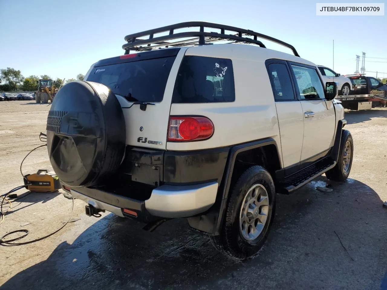 2011 Toyota Fj Cruiser VIN: JTEBU4BF7BK109709 Lot: 74829634