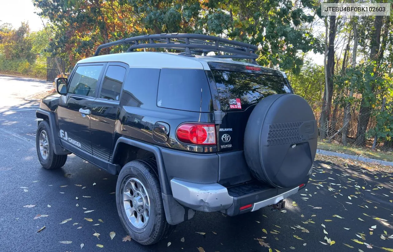 JTEBU4BF0BK102603 2011 Toyota Fj Cruiser