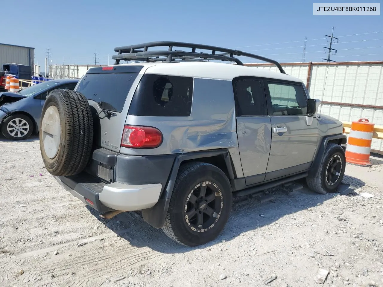 2011 Toyota Fj Cruiser VIN: JTEZU4BF8BK011268 Lot: 75720524