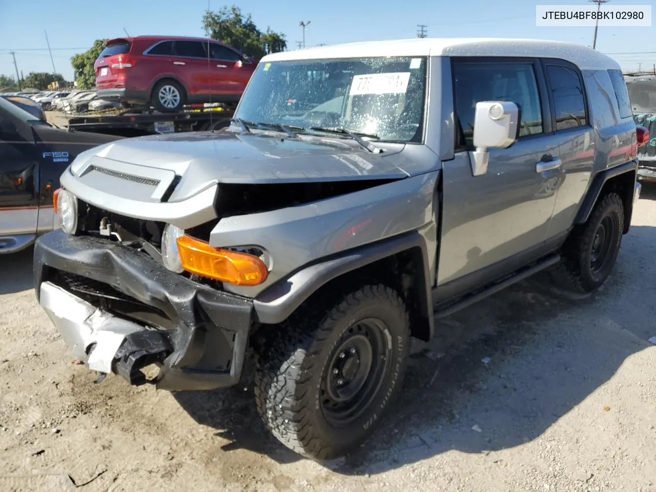 2011 Toyota Fj Cruiser VIN: JTEBU4BF8BK102980 Lot: 77502794