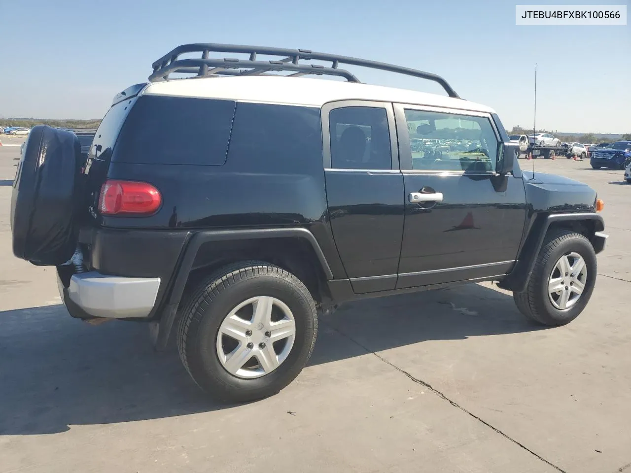 2011 Toyota Fj Cruiser VIN: JTEBU4BFXBK100566 Lot: 78530734