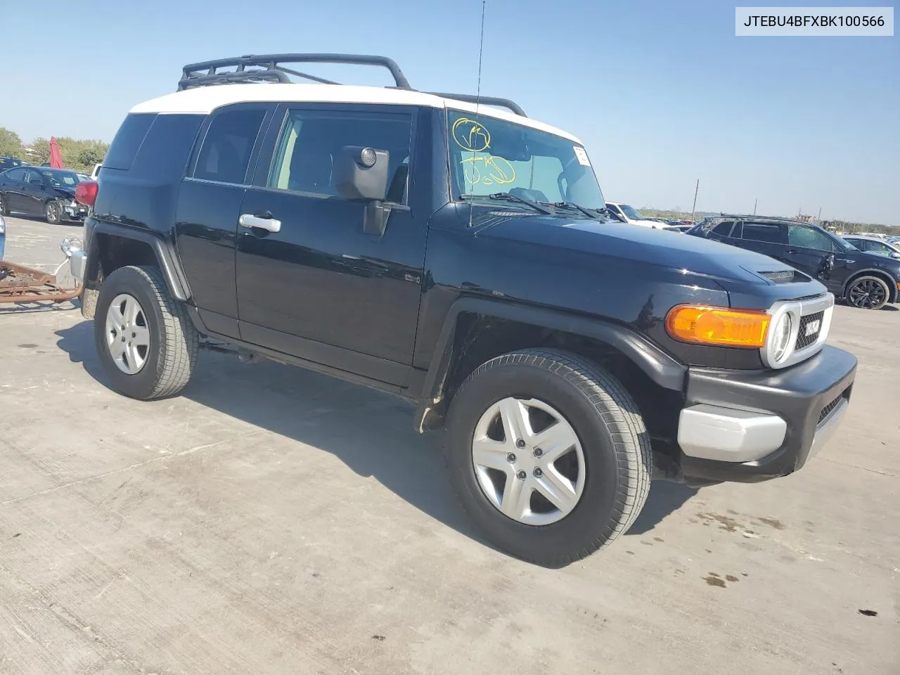 2011 Toyota Fj Cruiser VIN: JTEBU4BFXBK100566 Lot: 78530734