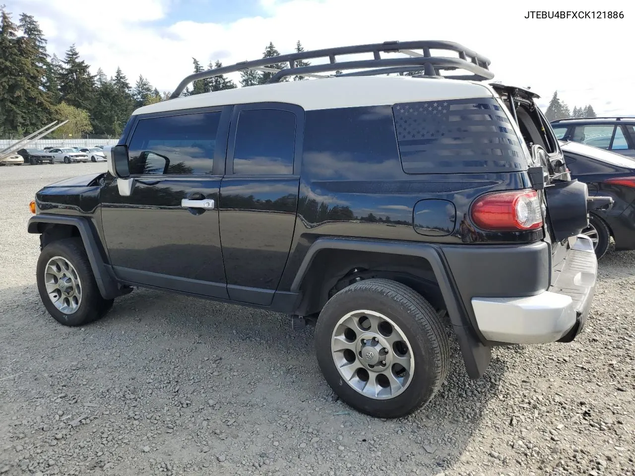 2012 Toyota Fj Cruiser VIN: JTEBU4BFXCK121886 Lot: 72155064