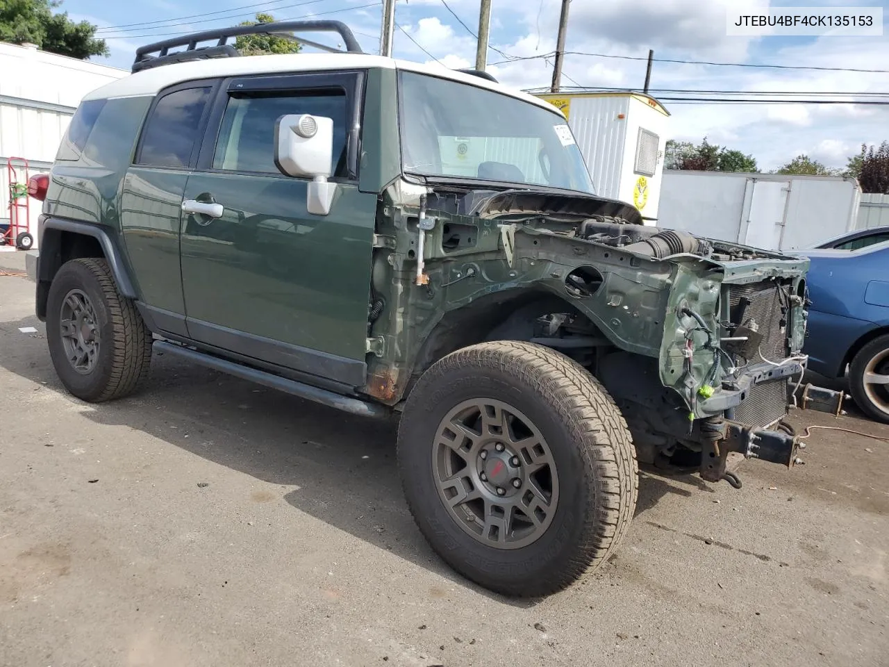 2012 Toyota Fj Cruiser VIN: JTEBU4BF4CK135153 Lot: 74352064