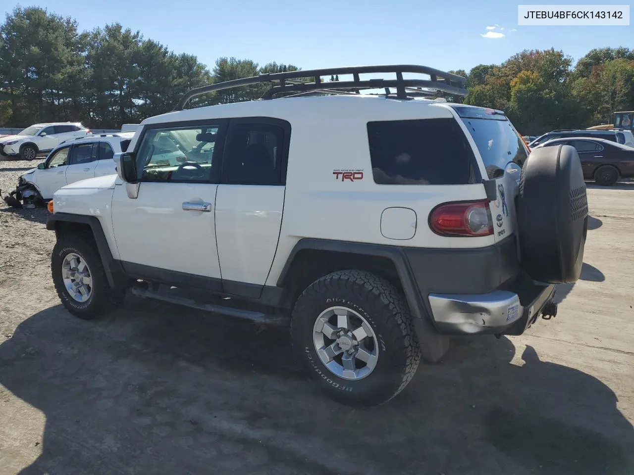 2012 Toyota Fj Cruiser VIN: JTEBU4BF6CK143142 Lot: 75434954