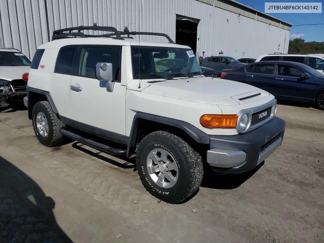 2012 Toyota Fj Cruiser VIN: JTEBU4BF6CK143142 Lot: 75434954