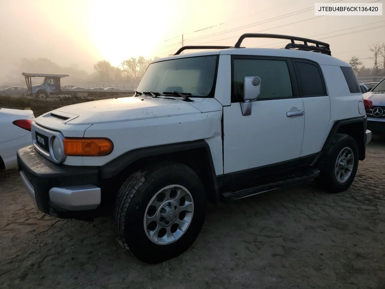 2012 Toyota Fj Cruiser VIN: JTEBU4BF6CK136420 Lot: 76334704