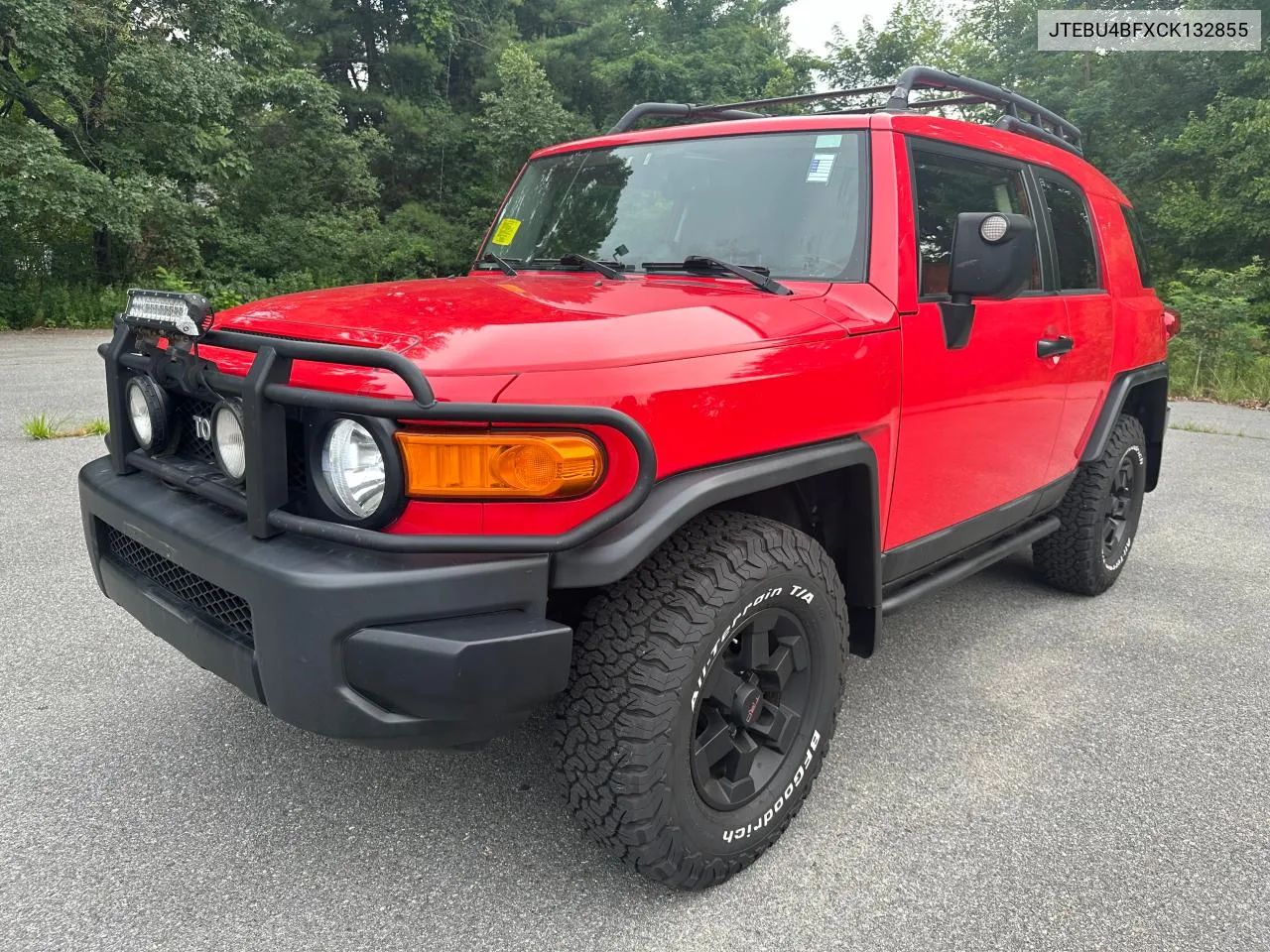 2012 Toyota Fj Cruiser VIN: JTEBU4BFXCK132855 Lot: 76343694