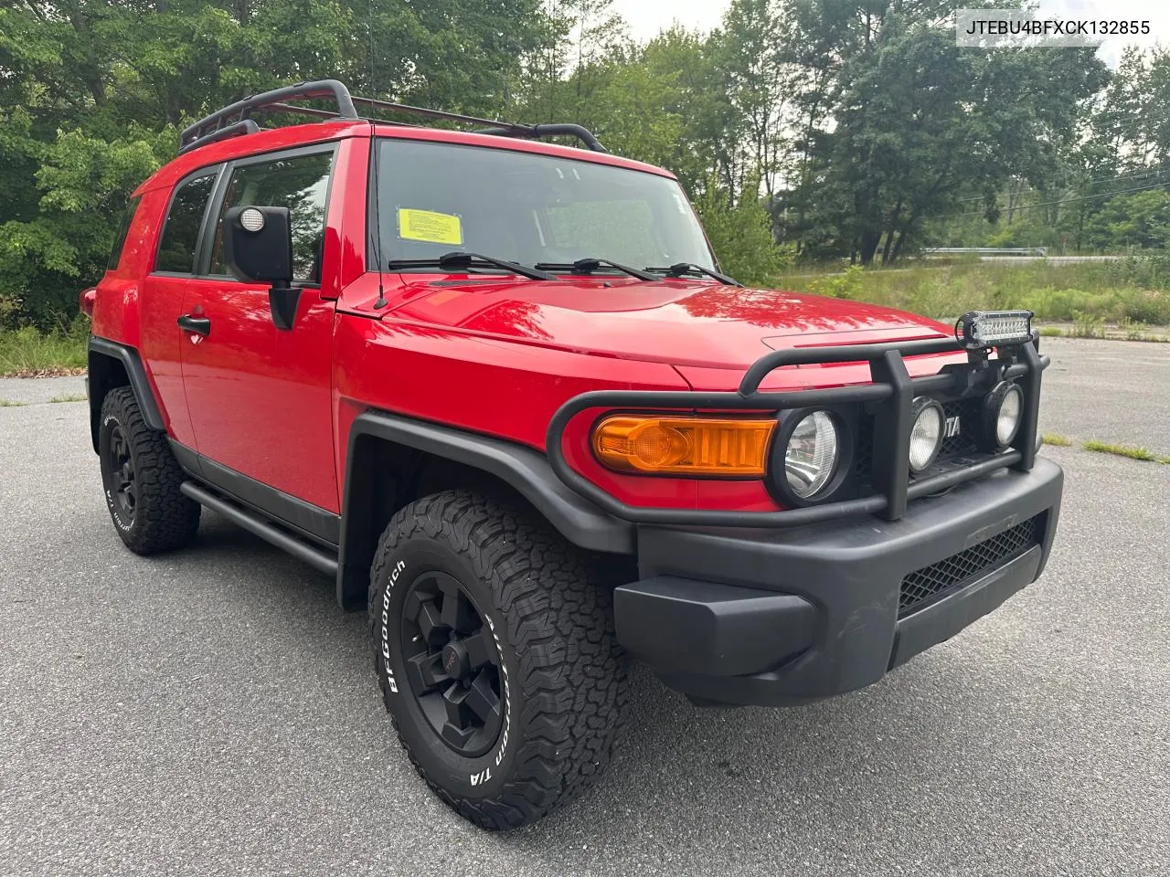 2012 Toyota Fj Cruiser VIN: JTEBU4BFXCK132855 Lot: 76343694