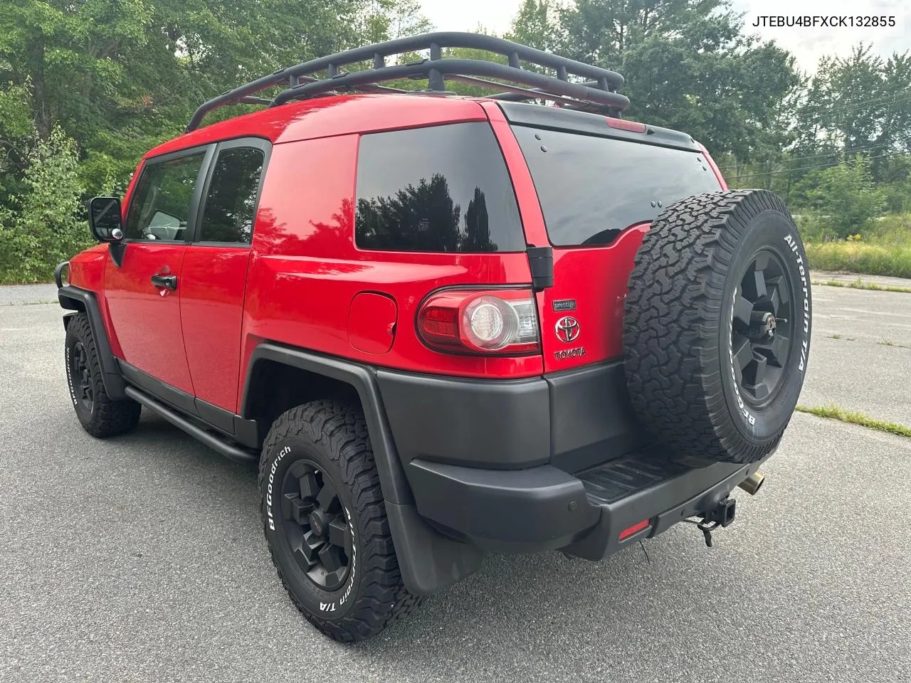 2012 Toyota Fj Cruiser VIN: JTEBU4BFXCK132855 Lot: 76343694