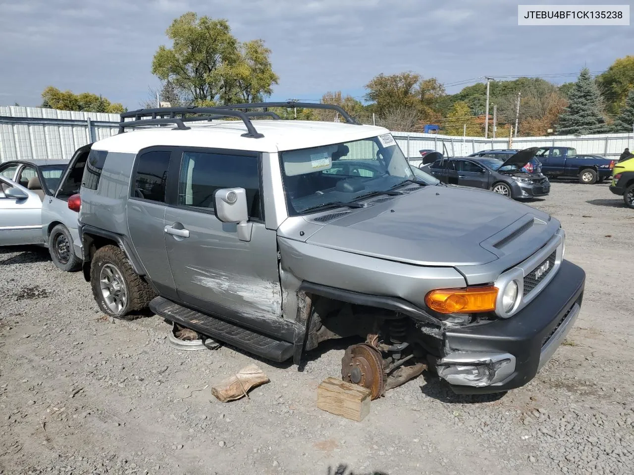 2012 Toyota Fj Cruiser VIN: JTEBU4BF1CK135238 Lot: 76899584