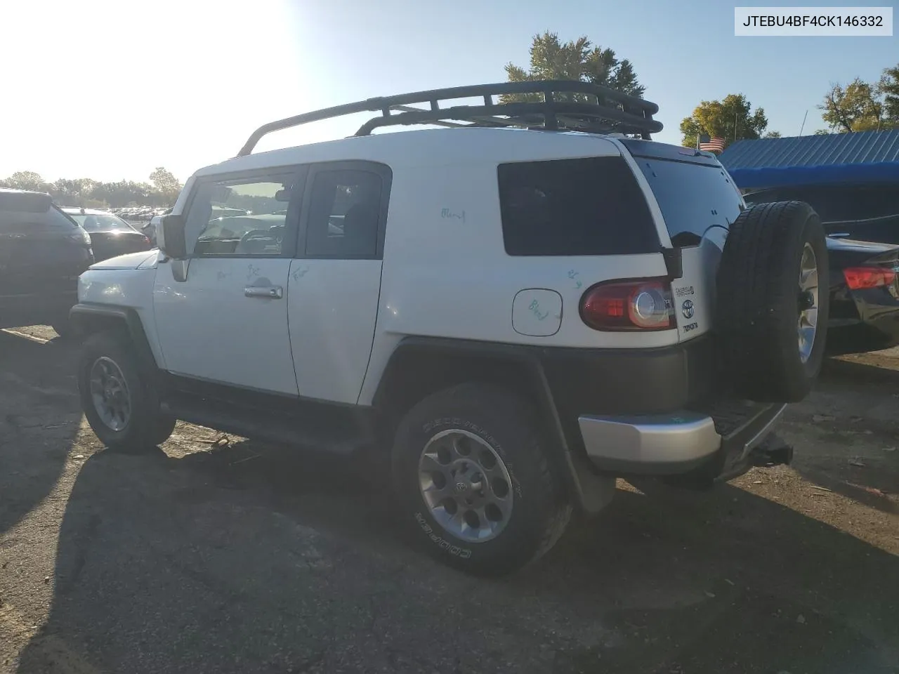 2012 Toyota Fj Cruiser VIN: JTEBU4BF4CK146332 Lot: 77673714