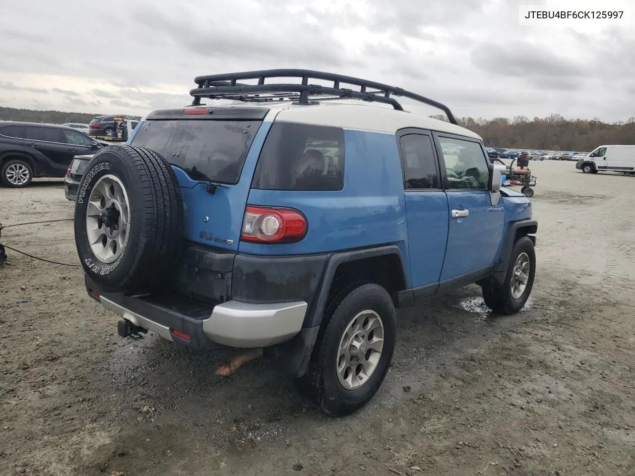 2012 Toyota Fj Cruiser VIN: JTEBU4BF6CK125997 Lot: 78676974