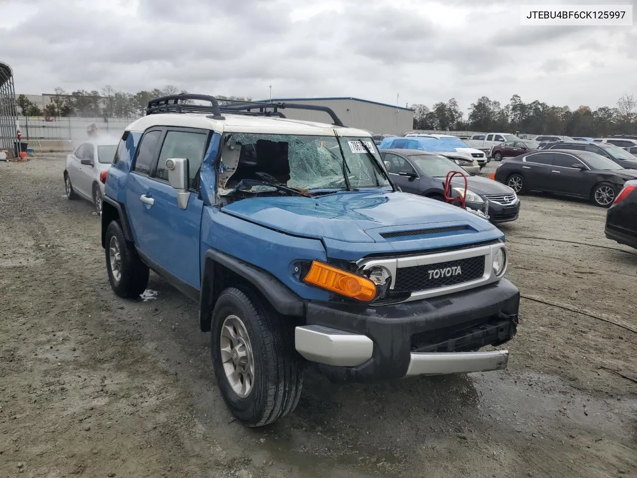 2012 Toyota Fj Cruiser VIN: JTEBU4BF6CK125997 Lot: 78676974