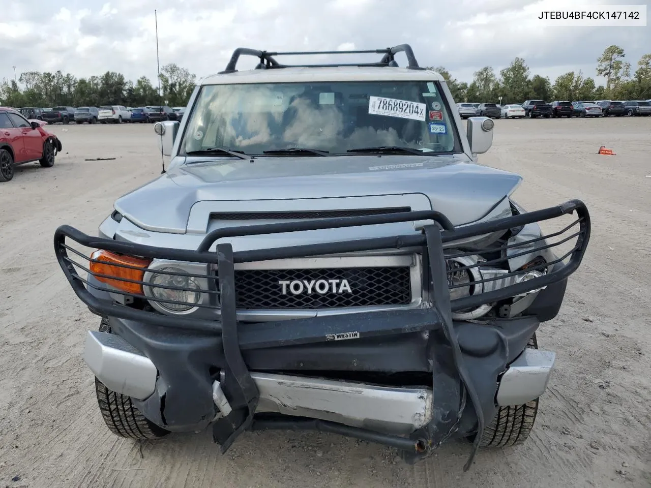 2012 Toyota Fj Cruiser VIN: JTEBU4BF4CK147142 Lot: 78689204