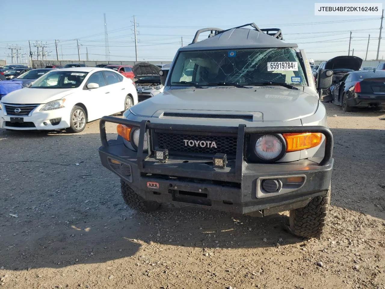 2013 Toyota Fj Cruiser VIN: JTEBU4BF2DK162465 Lot: 65919784