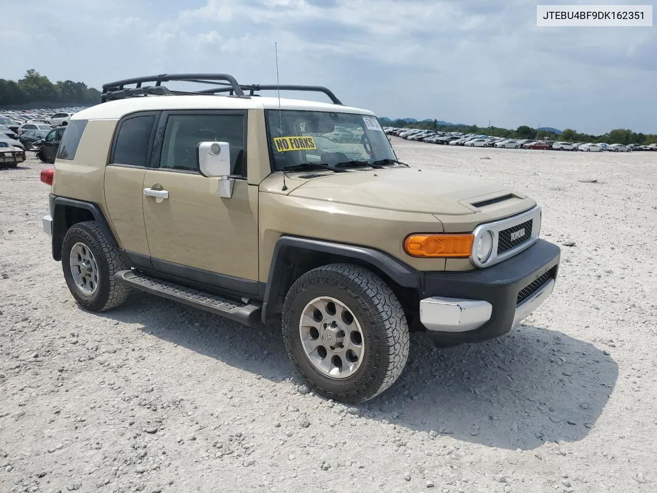 2013 Toyota Fj Cruiser VIN: JTEBU4BF9DK162351 Lot: 67887134