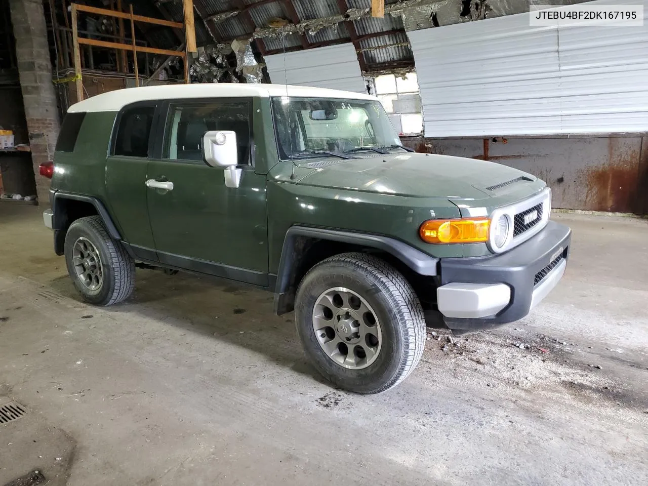 2013 Toyota Fj Cruiser VIN: JTEBU4BF2DK167195 Lot: 72394994