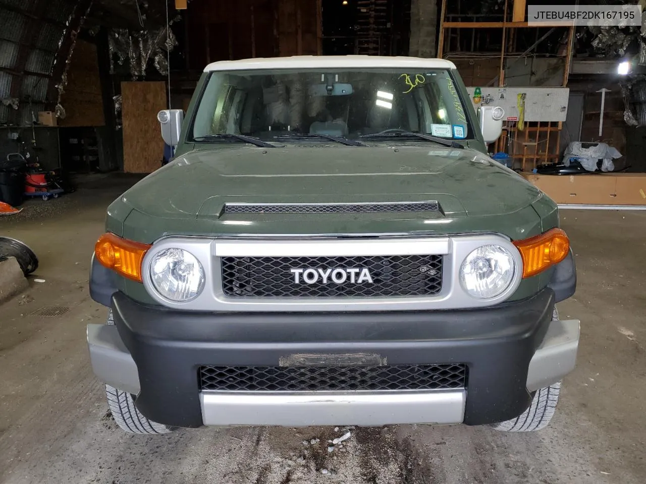 2013 Toyota Fj Cruiser VIN: JTEBU4BF2DK167195 Lot: 72394994