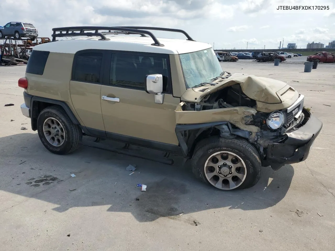 2013 Toyota Fj Cruiser VIN: JTEBU4BFXDK170295 Lot: 72396714