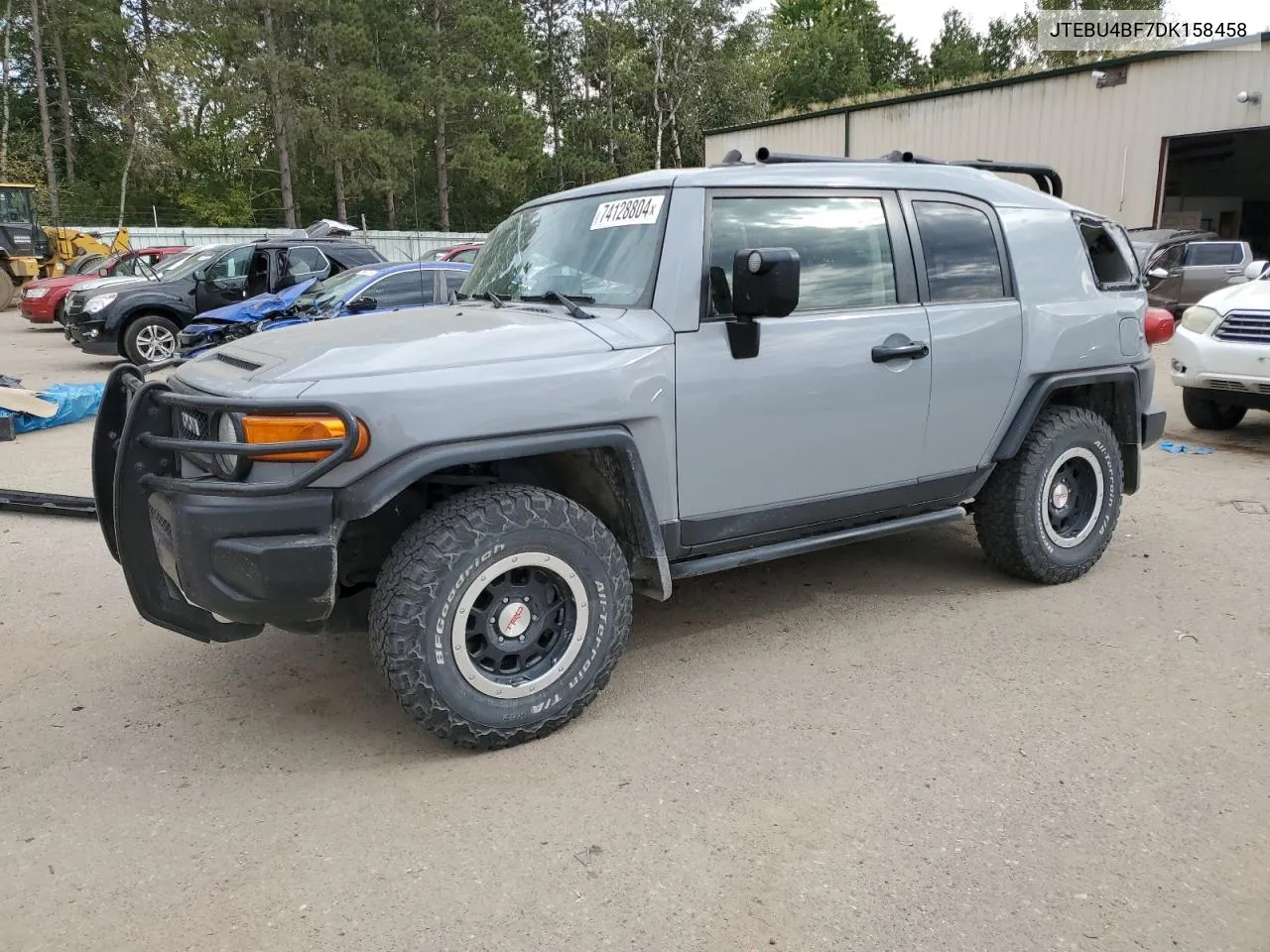 2013 Toyota Fj Cruiser VIN: JTEBU4BF7DK158458 Lot: 74128804