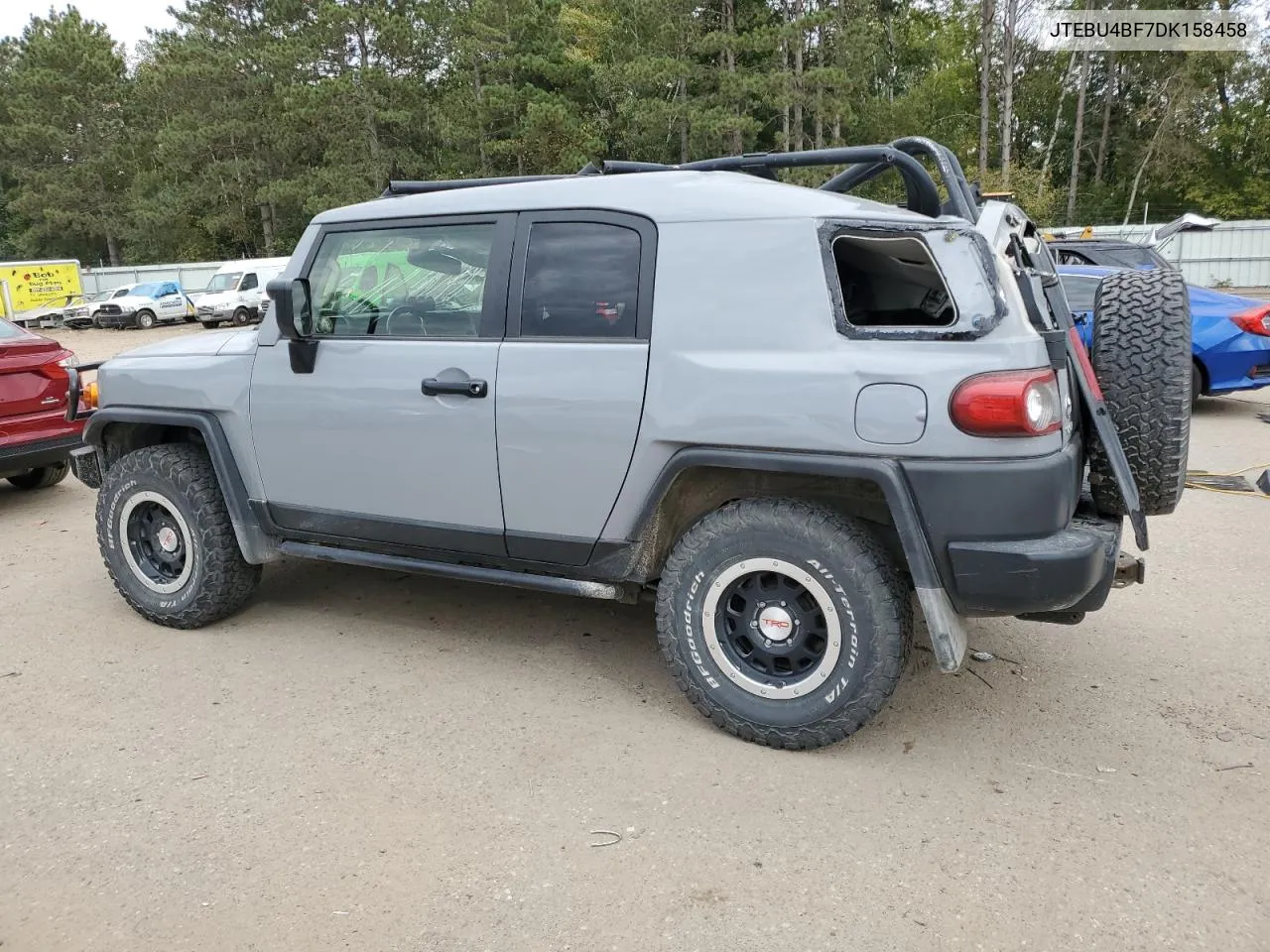 2013 Toyota Fj Cruiser VIN: JTEBU4BF7DK158458 Lot: 74128804