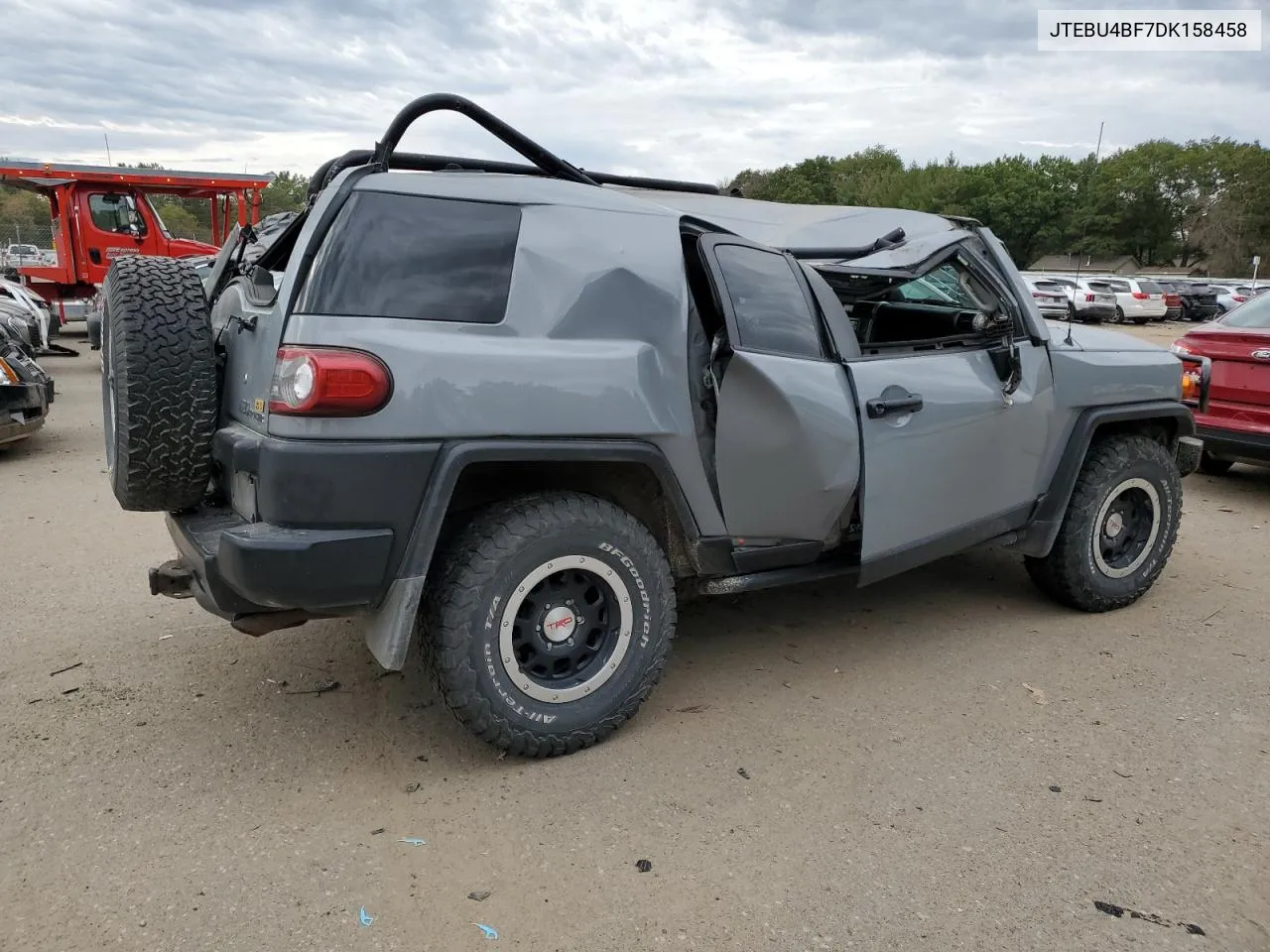 2013 Toyota Fj Cruiser VIN: JTEBU4BF7DK158458 Lot: 74128804