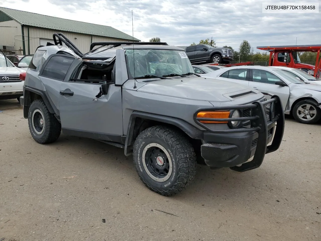 2013 Toyota Fj Cruiser VIN: JTEBU4BF7DK158458 Lot: 74128804