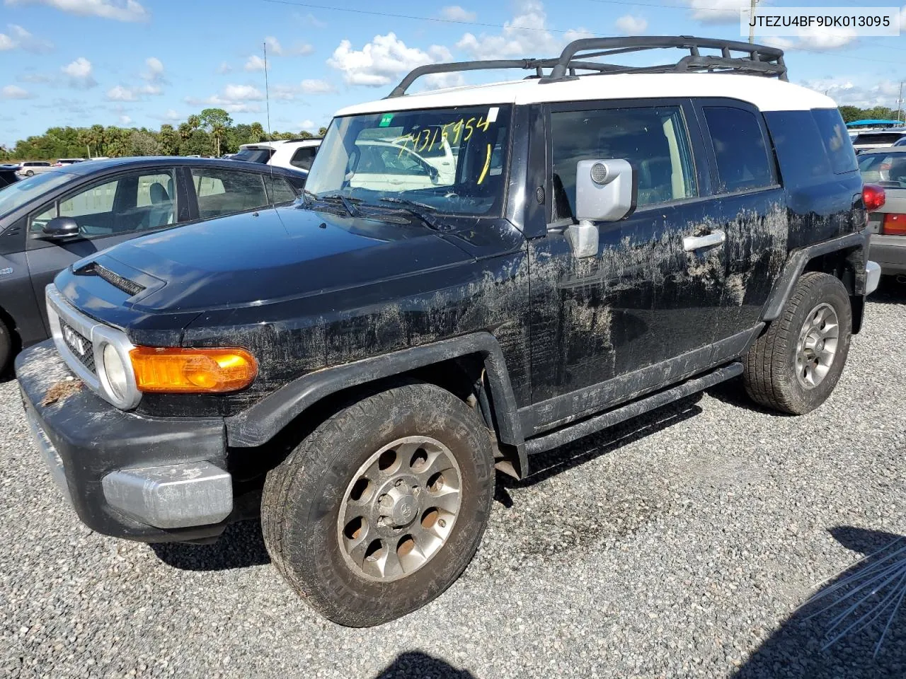 2013 Toyota Fj Cruiser VIN: JTEZU4BF9DK013095 Lot: 74315954