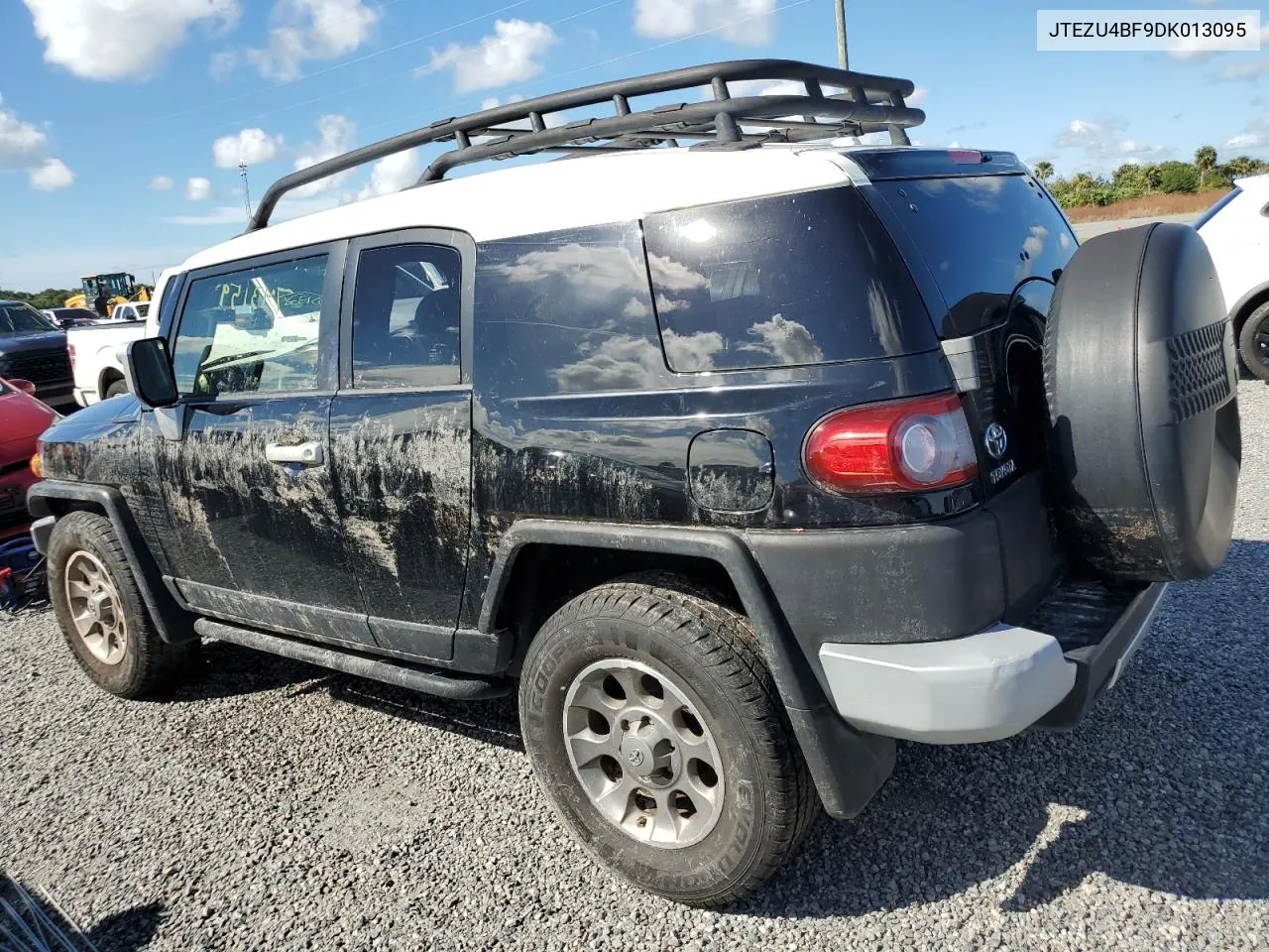 2013 Toyota Fj Cruiser VIN: JTEZU4BF9DK013095 Lot: 74315954