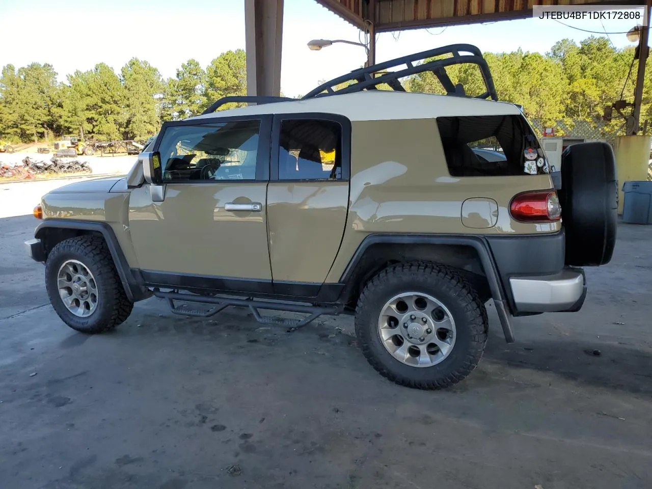 2013 Toyota Fj Cruiser VIN: JTEBU4BF1DK172808 Lot: 75071894