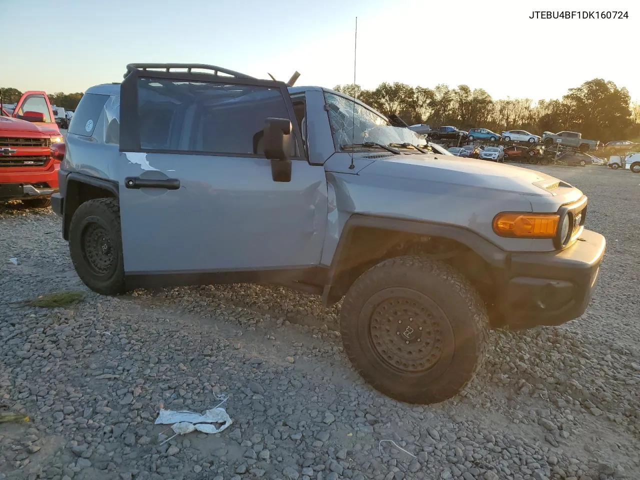 2013 Toyota Fj Cruiser VIN: JTEBU4BF1DK160724 Lot: 75700064