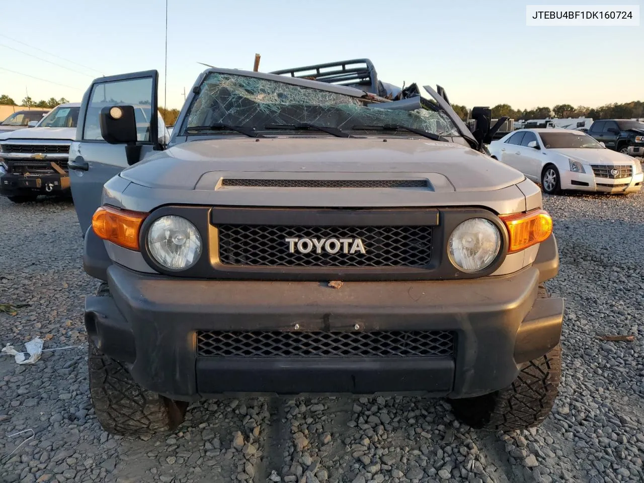 2013 Toyota Fj Cruiser VIN: JTEBU4BF1DK160724 Lot: 75700064