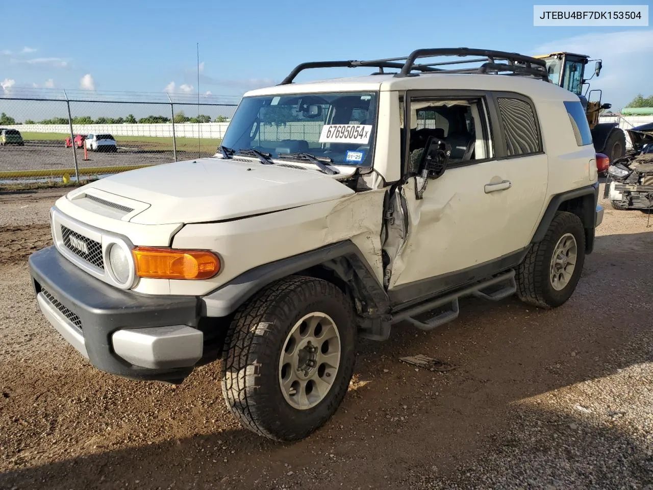 2013 Toyota Fj Cruiser VIN: JTEBU4BF7DK153504 Lot: 76051634