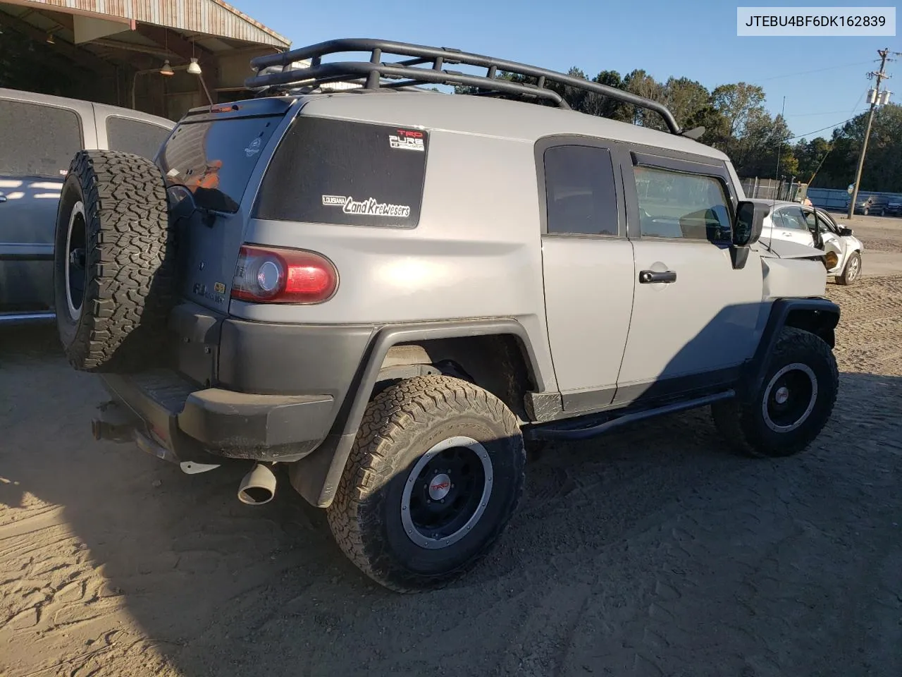 2013 Toyota Fj Cruiser VIN: JTEBU4BF6DK162839 Lot: 76476144