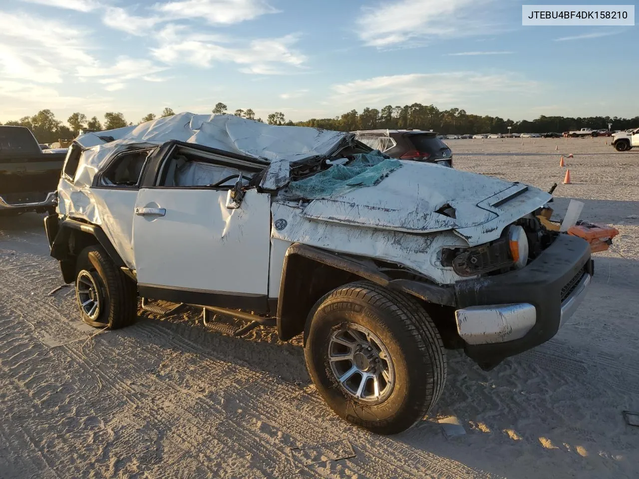 2013 Toyota Fj Cruiser VIN: JTEBU4BF4DK158210 Lot: 76558404