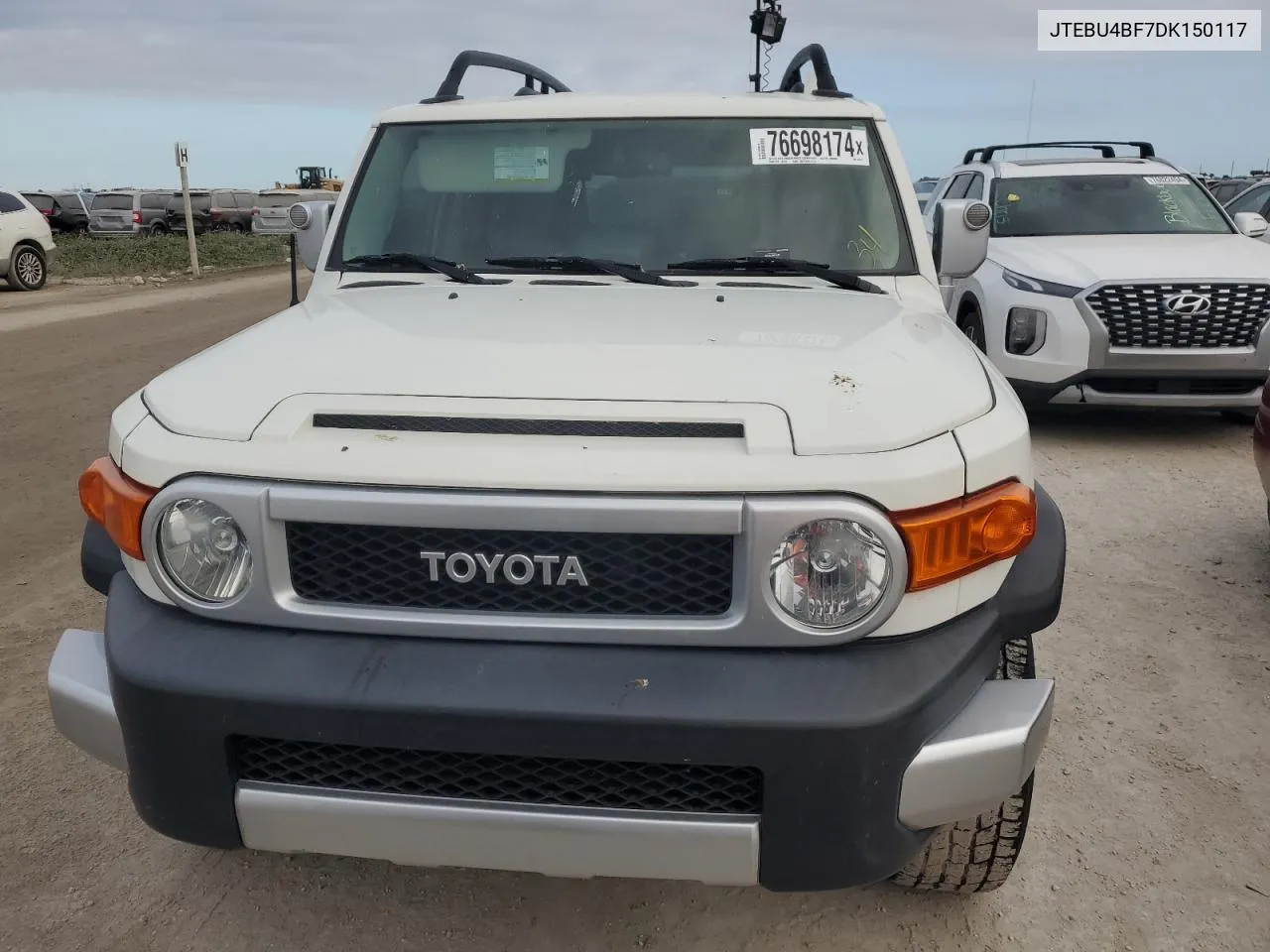 2013 Toyota Fj Cruiser VIN: JTEBU4BF7DK150117 Lot: 76698174