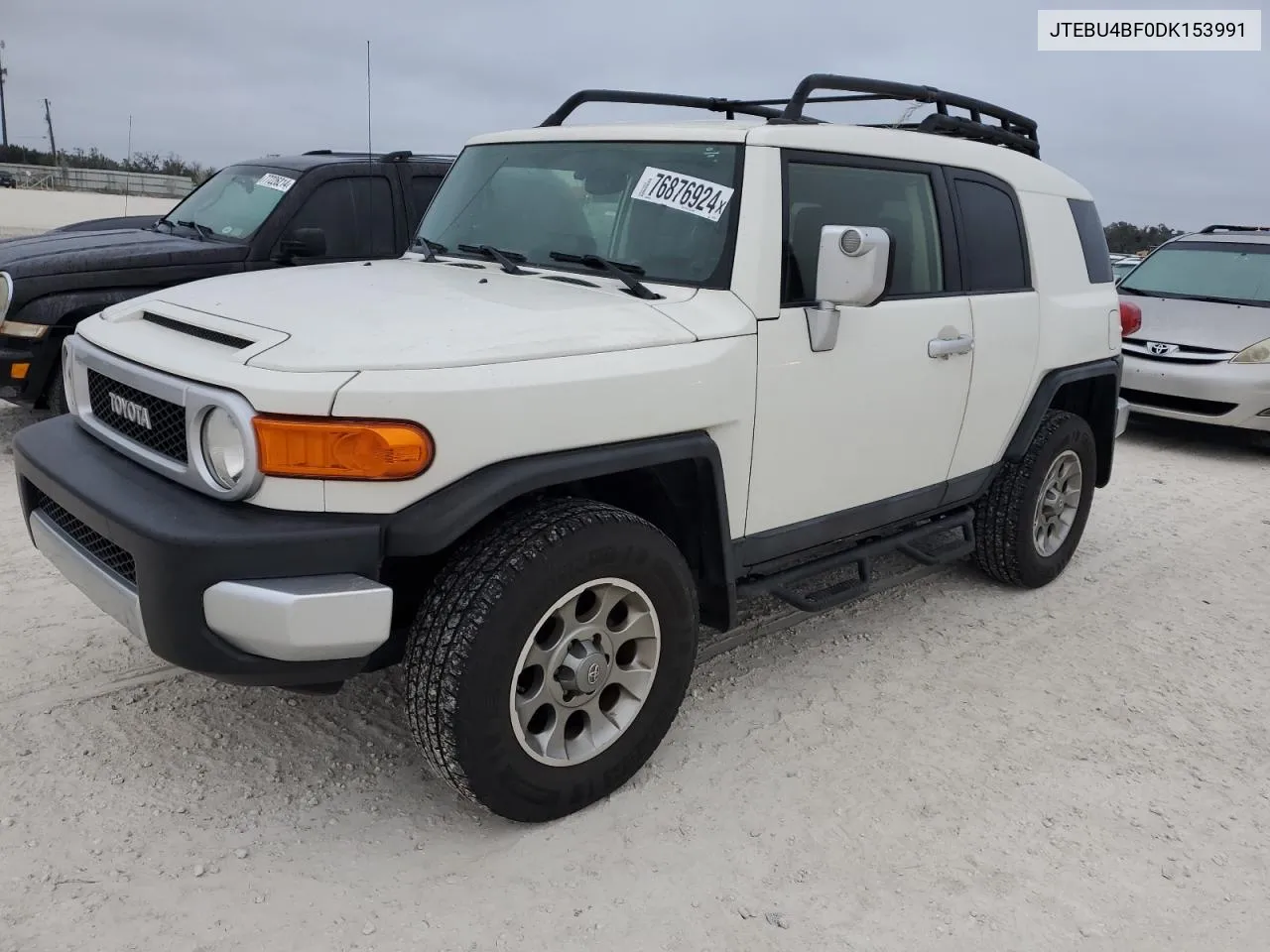 2013 Toyota Fj Cruiser VIN: JTEBU4BF0DK153991 Lot: 76876924