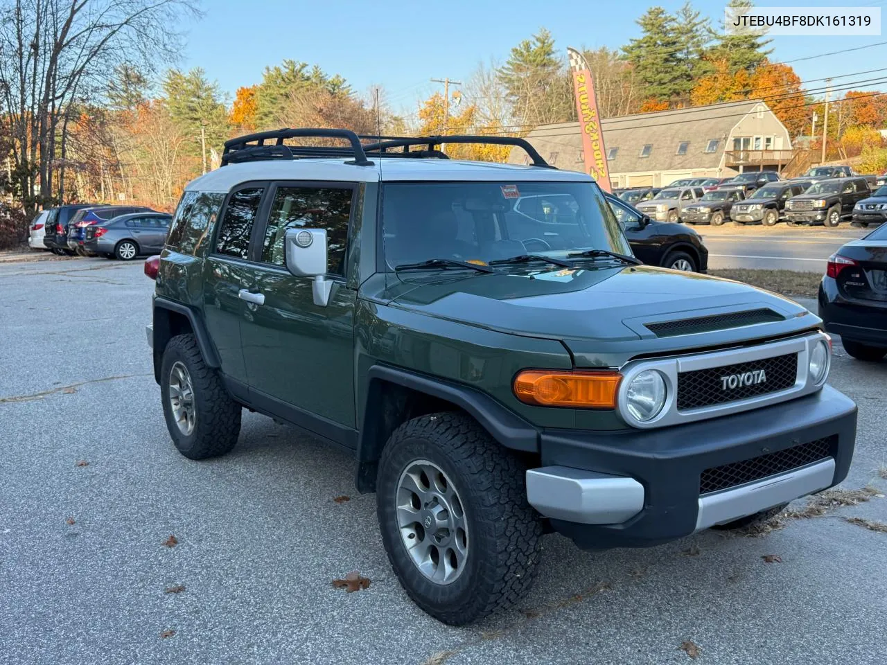 2013 Toyota Fj Cruiser VIN: JTEBU4BF8DK161319 Lot: 77880934