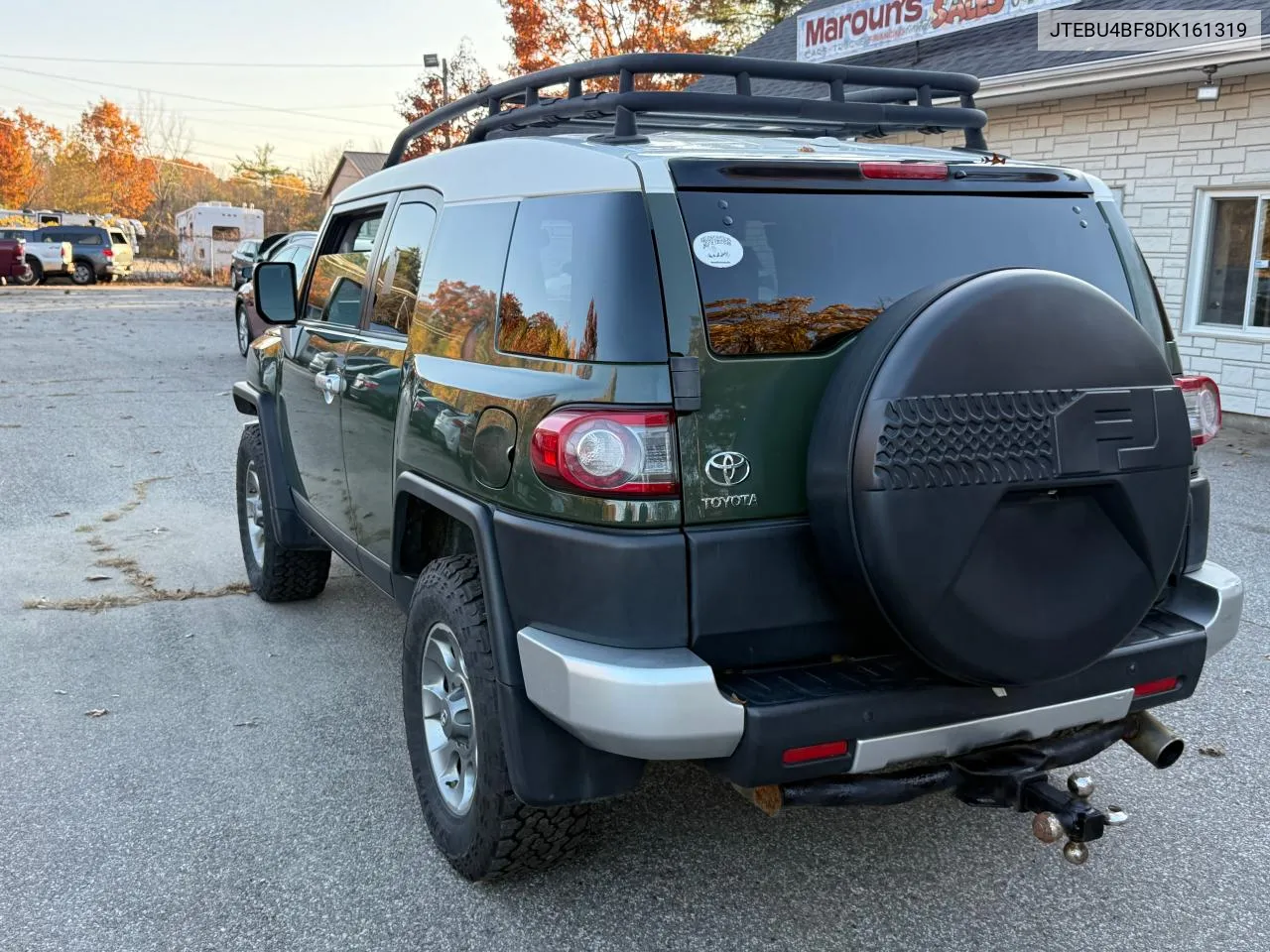 2013 Toyota Fj Cruiser VIN: JTEBU4BF8DK161319 Lot: 77880934