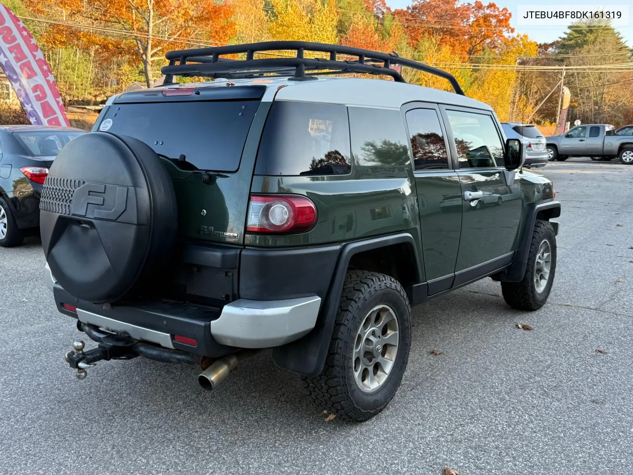 2013 Toyota Fj Cruiser VIN: JTEBU4BF8DK161319 Lot: 77880934