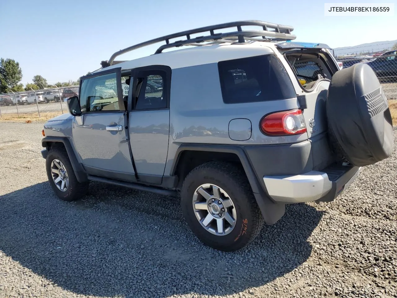 2014 Toyota Fj Cruiser VIN: JTEBU4BF8EK186559 Lot: 67732774